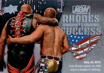 2021 Upper Deck AEW - Rhodes to Success Silver #RS-1 Cody Rhodes Front