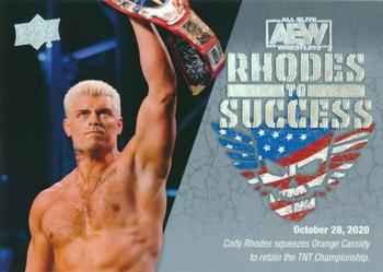 2021 Upper Deck AEW - Rhodes to Success Silver #RS-10 Cody Rhodes Front