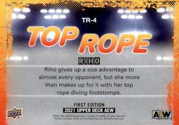 2021 Upper Deck AEW - Top Rope #TR-4 RIHO Back