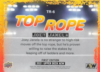 2021 Upper Deck AEW - Top Rope Silver #TR-6 Joey Janela Back