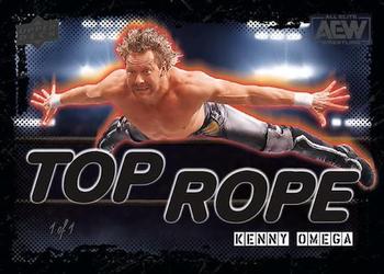 2021 Upper Deck AEW - Top Rope Black #TR-5 Kenny Omega Front