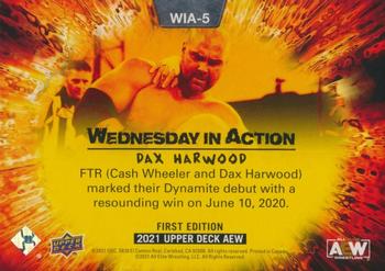 2021 Upper Deck AEW - Wednesday in Action #WIA-5 Dax Harwood Back