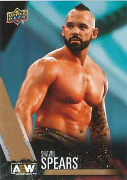 2021 Upper Deck AEW - Gold #3 Shawn Spears Front