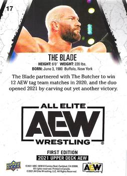2021 Upper Deck AEW - Gold #17 The Blade Back