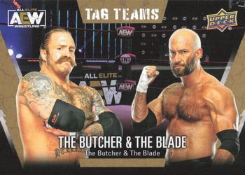 2021 Upper Deck AEW - Gold #62 The Butcher / The Blade Front