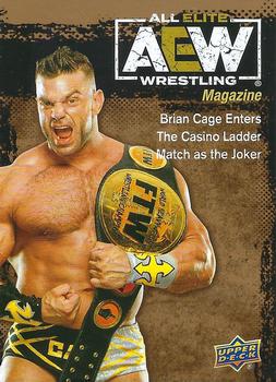 2021 Upper Deck AEW - Gold #82 Brian Cage Front