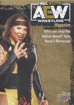 2021 Upper Deck AEW - Gold #97 Nyla Rose Front