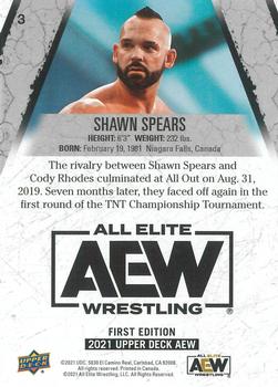 2021 Upper Deck AEW - Dynamite #3 Shawn Spears Back