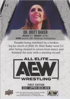 2021 Upper Deck AEW - Dynamite #11 Dr. Britt Baker Back