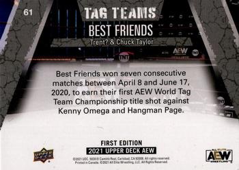 2021 Upper Deck AEW - Finisher #61 Trent? / Chuck Taylor Back