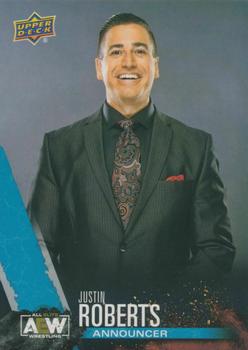 2021 Upper Deck AEW - Finisher #75 Justin Roberts Front
