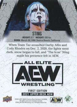 2021 Upper Deck AEW - Exclusives #77 Sting Back