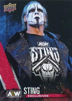 2021 Upper Deck AEW - Exclusives #77 Sting Front