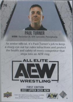 2021 Upper Deck AEW - Black #76 Paul Turner Back