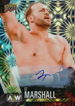 2021 Upper Deck AEW - Autographs Pyro #10 QT Marshall Front