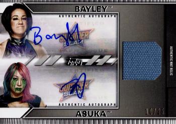 2021 Topps WWE Undisputed - Matchup Dual Relic Autographs #AMA-LK Asuka / Bayley Front