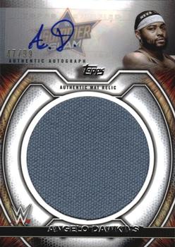 2021 Topps WWE Undisputed - Superstar Mat Relic Autographs #M-AD Angelo Dawkins Front