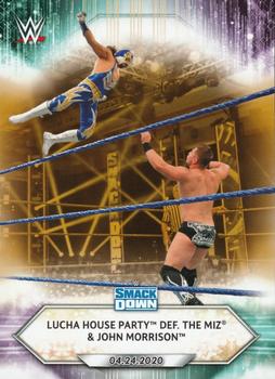 2021 Topps WWE - Bronze #62 Lucha House Party def. The Miz & John Morrison Front