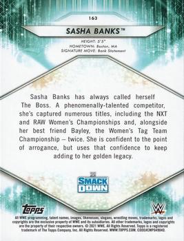 2021 Topps WWE - Bronze #163 Sasha Banks Back