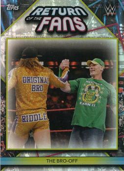 2021 Topps WWE Superstars - Return of the Fans #RF4 The Bro-Off Front