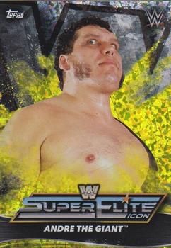 2021 Topps WWE Superstars - Super Elite Icons Yellow #IC1 Andre the Giant Front