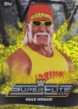 2021 Topps WWE Superstars - Super Elite Icons Yellow #IC3 Hulk Hogan Front