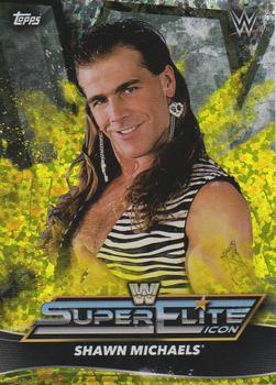 2021 Topps WWE Superstars - Super Elite Icons Yellow #IC5 Shawn Michaels Front