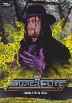 2021 Topps WWE Superstars - Super Elite Icons Yellow #IC9 Undertaker Front