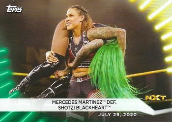 2021 Topps WWE Women's Division - Green #51 Mercedes Martinez def. Shotzi Blackheart Front