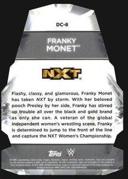 2021 Topps WWE Women's Division - Diamond Cuts #DC-8 Franky Monet Back