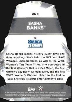 2021 Topps WWE Women's Division - Diamond Cuts #DC-11 Sasha Banks Back