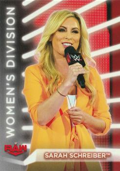 2021 Topps WWE Women's Division - Roster #R-14 Sarah Schreiber Front