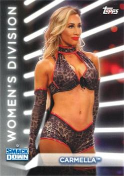 2021 Topps WWE Women's Division - Roster #R-19 Carmella Front