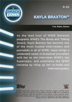 2021 Topps WWE Women's Division - Roster #R-20 Kayla Braxton Back
