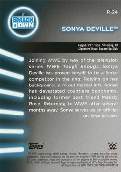 2021 Topps WWE Women's Division - Roster #R-24 Sonya Deville Back