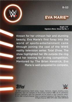 2021 Topps WWE Women's Division - Roster #R-53 Eva Marie Back