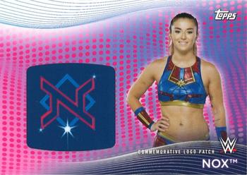 2021 Topps WWE Women's Division - Superstar Logo Patch Relics Pink #SLP-TN Nox Front
