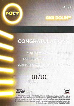 2021 Topps WWE Women's Division - Autographs #A-GD Gigi Dolin Back