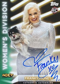 2021 Topps WWE Women's Division - Autographs Green #A-FM Franky Monet Front