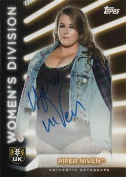 2021 Topps WWE Women's Division - Autographs Black #A-PN Piper Niven Front