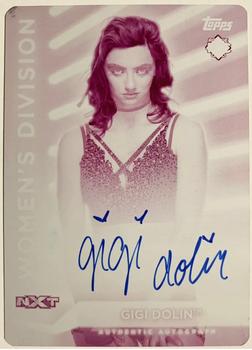 2021 Topps WWE Women's Division - Autographs Printing Plates Magenta #A-GD Gigi Dolin Front