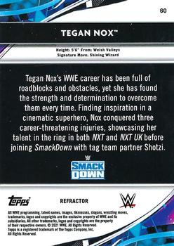 2021 Topps Finest WWE - Refractors #60 Tegan Nox Back