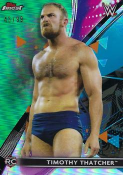 2021 Topps Finest WWE - Green Refractors #97 Timothy Thatcher Front