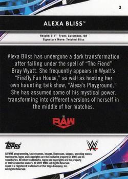 2021 Topps Finest WWE - SuperFractors #3 Alexa Bliss Back