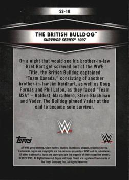 2021 Topps Finest WWE - Sole Survivors #SS-10 The British Bulldog Back