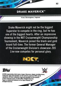 2021 Topps Finest WWE - X-Fractors #82 Drake Maverick Back
