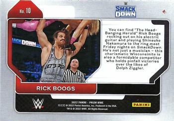 2022 Panini Prizm WWE #10 Rick Boogs Back