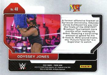2022 Panini Prizm WWE #48 Odyssey Jones Back