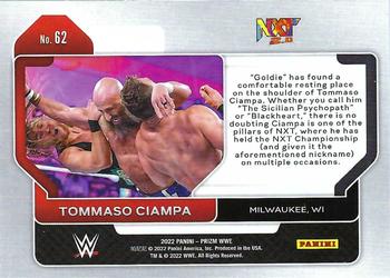 2022 Panini Prizm WWE #62 Tommaso Ciampa Back