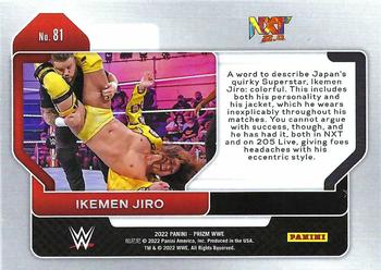 2022 Panini Prizm WWE #81 Ikemen Jiro Back